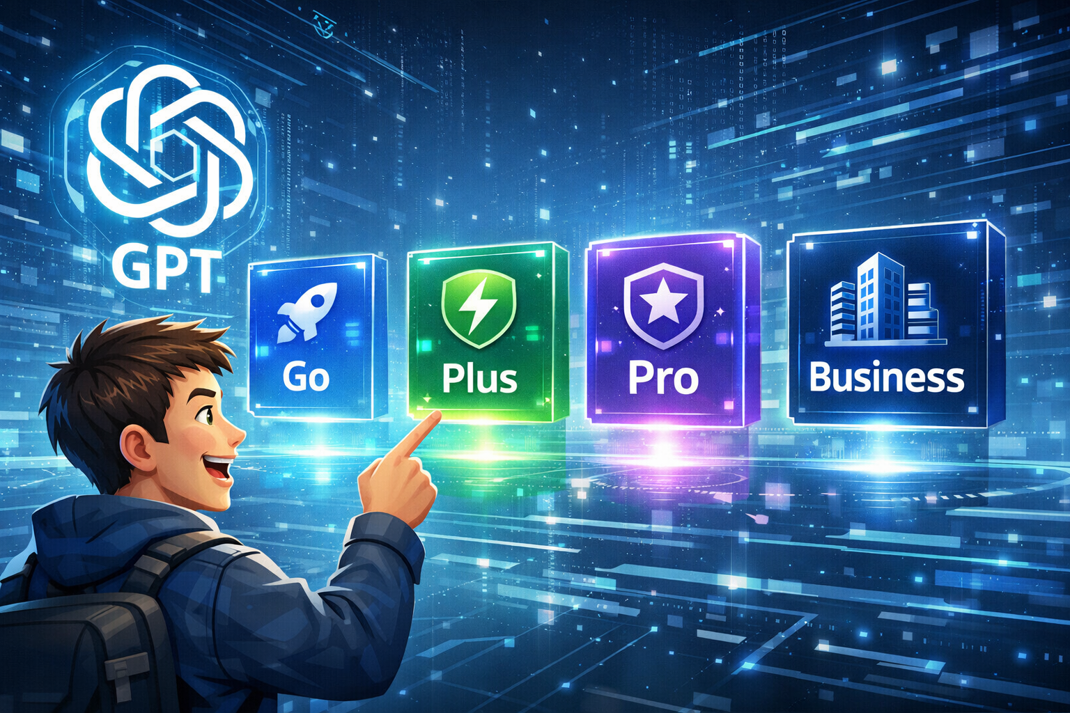 想要升级GPT却不知道如何选择套餐较好？一文讲清Go、Plus、Pro、Business之间的区别有哪些？