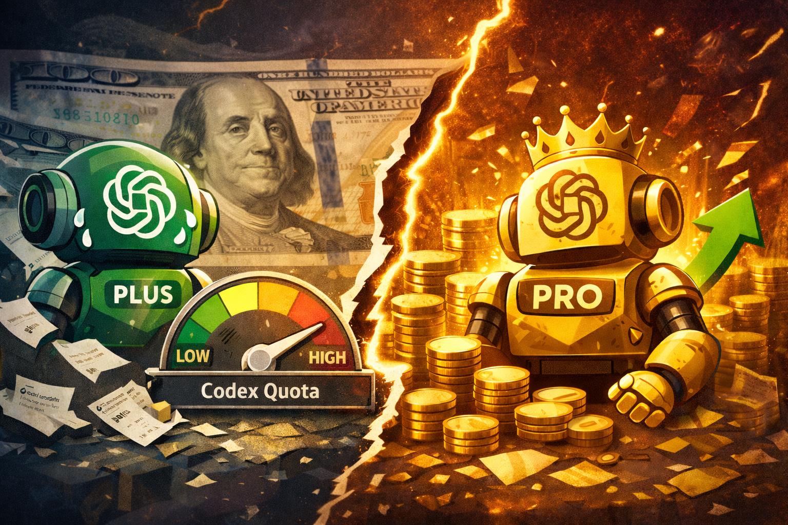 麻了！OpenAI推出100美元的Pro套餐后，Plus的Codex额度被莫名削了？
